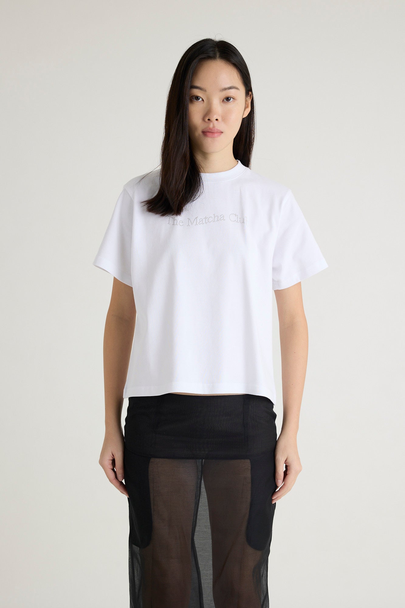 WHITE STUD SHIRT