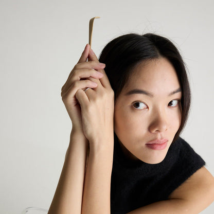 White Bamboo Matcha Spoon model